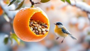 Cet agrume que vous jetez chaque matin peut devenir un refuge précieux et gourmand pour les oiseaux du jardin cet hiver