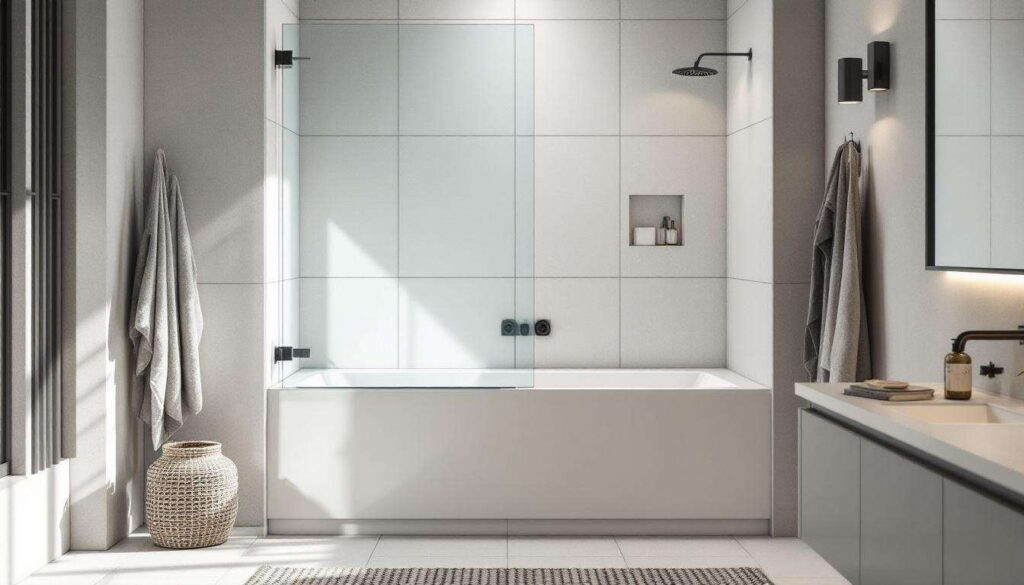 Fini le perçage et le silicone dans la salle de bain : cette technique simple pour fixer un pare-baignoire sans outils ni dégâts