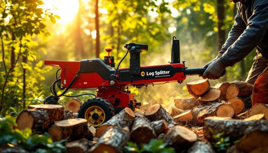 Fendeur de bûches électrique : plus besoin de s’épuiser à couper du bois, ce modèle est à prix attractif aujourd’hui