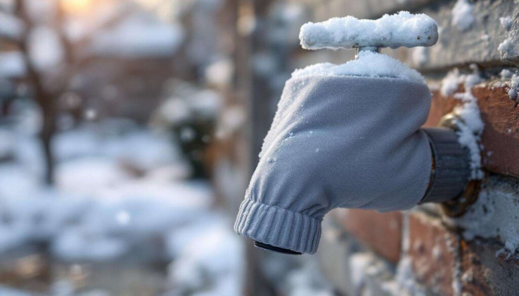 Le gel peut fissurer vos robinets extérieurs : cette housse à petit prix les protège tout l’hiver