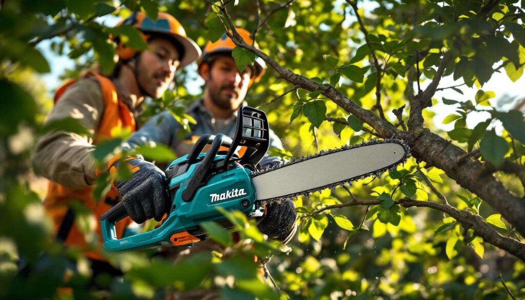Coupez vos branches en un clin d’œil : la tronçonneuse élagueuse MAKITA sur batterie à prix canon chez Leroy Merlin