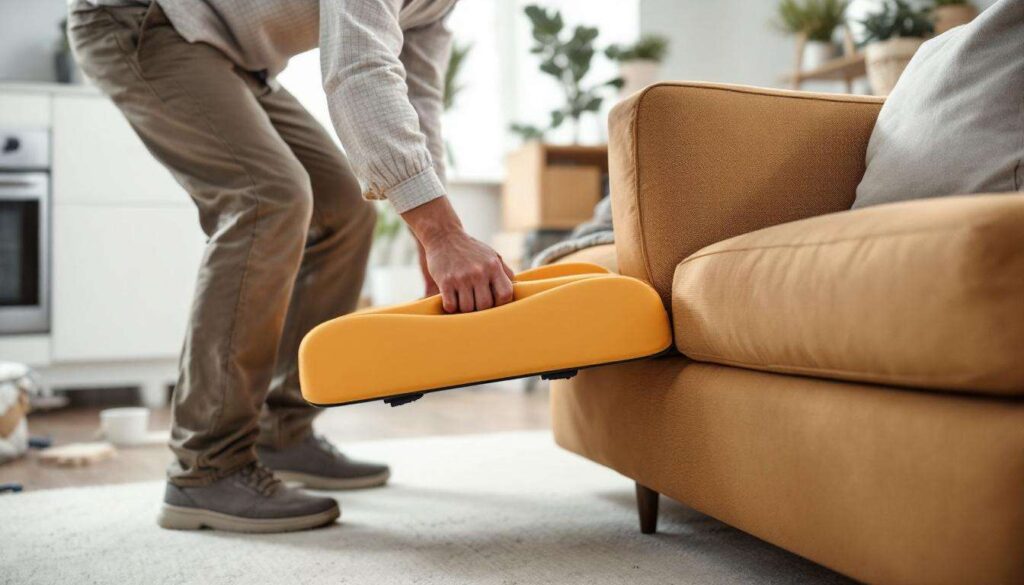 À 2,45 € chez GiFi, ce coussin de levage rend le déplacement des meubles et l’ajustement facile pendant vos travaux
