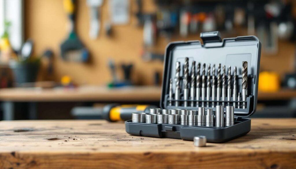 À moins de 9 €, Action propose le kit forets et douilles Werckmann indispensable pour vos petits et gros chantiers