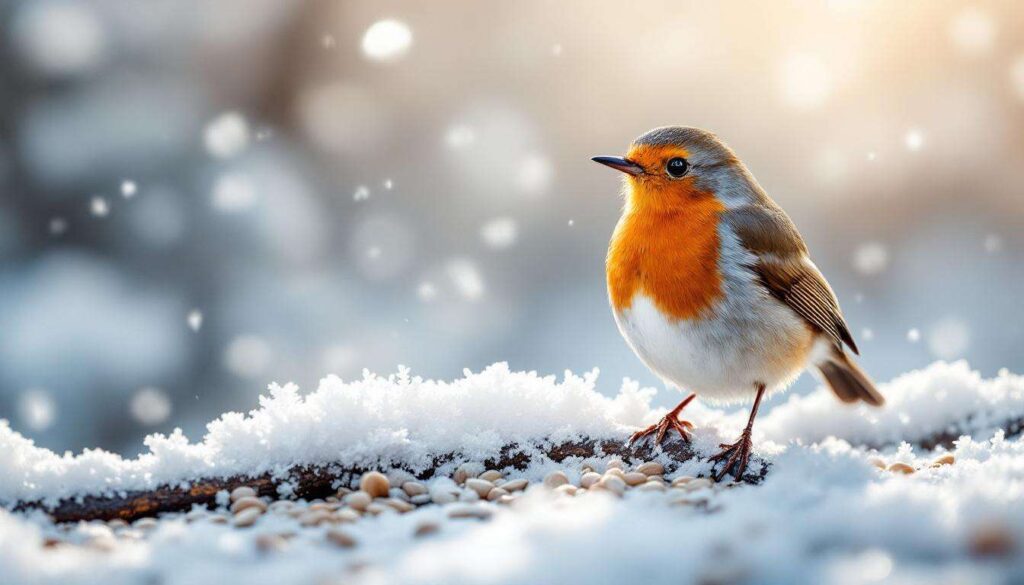 Le rouge-gorge ADORE en manger : glissez cet aliment dans votre jardin et il viendra à coup sûr cet hiver