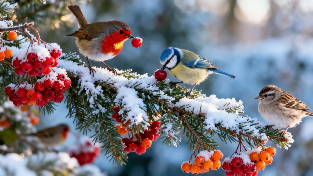 Rouges-gorges, mésanges, moineaux… ces 2 fruits vont transformer votre jardin (ou votre balcon) en refuge cet hiver