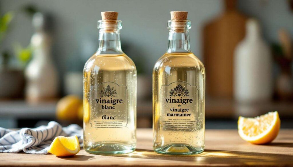 Quelle est la différence entre le vinaigre blanc et le vinaigre ménager
