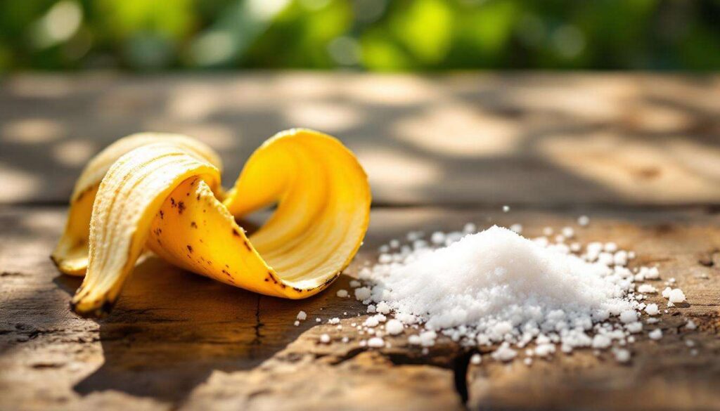 Une peau de banane et une pincée de sel : une astuce qui surprendra même les jardiniers les plus expérimentés