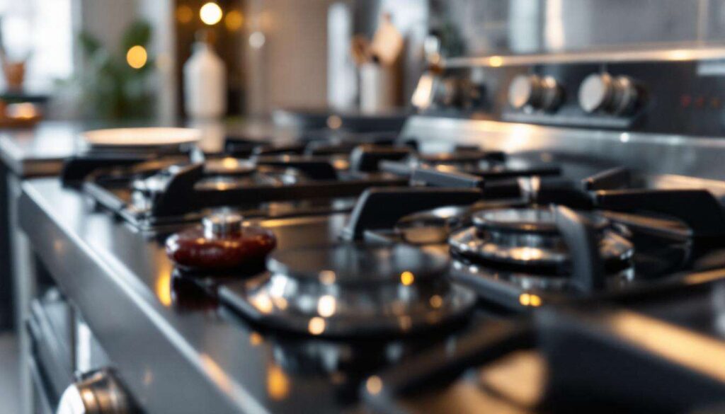 Dites adieu aux taches blanches tenaces : l’astuce rapide et efficace pour des plaques de cuisson éclatantes