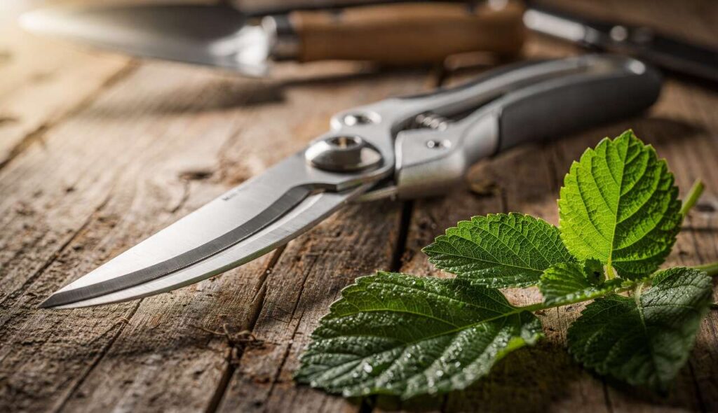 Affûter ses outils : pourquoi un sécateur bien aiguisé protège la santé des plantes